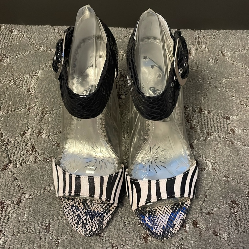 Fun high heels.